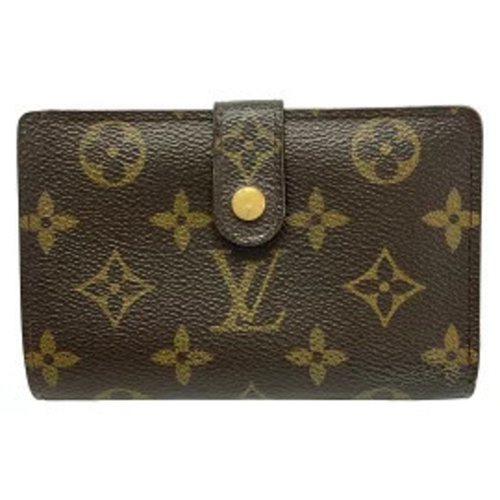 LOUIS VUITTON Porte Monnaie Billet Viennois Bi fold Wallet Leather